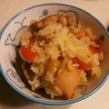 ☆☆いるかー's cooksnap of when they made 実母の☆鶏五目混ぜご飯←しらたき入り☆.