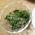 みぃくんのママ's cooksnap of when they made 菜の花じゃこオイルがけ.