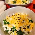 Morinoaya's cooksnap of when they made 春の簡単副菜　菜の花の辛子和え　ミモザ風.