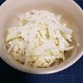 黒こっぺ's cooksnap of when they made 春キャベツと大根のもみもみレモンサラダ♪.