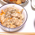 ｎａｔu's cooksnap of when they made 簡単♡鶏ときのこの炊き込みご飯♡.