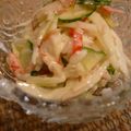星を射る's cooksnap of when they made 新たまねぎと春きゅうりのかにかまサラダ.