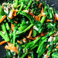 emmy55's cooksnap of when they made 菜の花と人参のツナ炒め.
