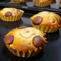 クック8T9LF9☆'s cooksnap of when they made チョコとバナナのカップケーキ.