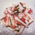 トーリ0928's cooksnap of when they made ごま油香る☆長芋の大葉梅和え.