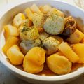 3life's cooksnap of when they made フライパンで●大根・里芋とツナの味噌煮.