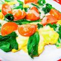 ☆３匹の子ぶた☆'s cooksnap of when they made 菜の花とトマトのスクランブルエッグ.