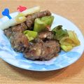 ヒソカ★ナニカ's cooksnap of when they made 餃子の具でリメイク♪甘辛ダレのつくねぎま.