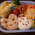 ぱぴぷぺぽさん's cooksnap of when they made 簡単！キャラ弁♪バレンタイン☆ハート弁当.