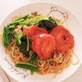 payaちゃん's cooksnap of when they made 焼きトマトとほうれん草とツナの和風パスタ.