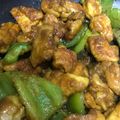 まりも氏's cooksnap of when they made 簡単♪鶏もも肉のカレー炒め.