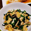 R♡Kママ's cooksnap of when they made ほうれん草としめじと厚揚げのバターソテー.