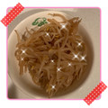 ☆hironon☆'s cooksnap of when they made 【超簡単】もやしのめんつゆ煮.