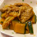 Ｐｉｒａ's cooksnap of when they made 豚肉とかぼちゃの甘辛炒め.