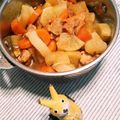 emola's cooksnap of when they made 圧力鍋で大根と鶏モモ肉の煮物.