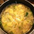 ケロやま先輩's cooksnap of when they made 生姜でポカポカ☆白菜とエノキのスープ.