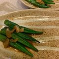 ぎんはる's cooksnap of when they made めんつゆで★オクラのバター炒め.