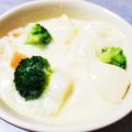 えーちゃん∮'s cooksnap of when they made カブ入り 簡単 チキン豆乳シチュー.