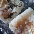 カクヨ's cooksnap of when they made 夏☆梅マヨこんぶおにぎり.