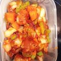 initium's cooksnap of when they made 小間肉で作る簡単ヘルシー酢豚♪.