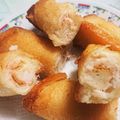 つっ君's cooksnap of when they made チーズ入り♪海老とはんぺんのハトシロール.