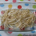 moruchama's cooksnap of when they made 水なしで４分でできるモヤシの茹で方.