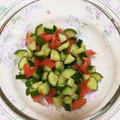 ハラールレシピ's cooksnap of when they made 中東の定番〜トマトときゅうりのサラダ.