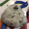 わたるんママ's cooksnap of when they made わさびと大葉の香る♪ しらすおにぎり♡.