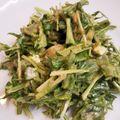 いさみょば's cooksnap of when they made 簡単！水菜とアボカドのマヨサラダ.