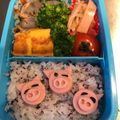 sakuhim's cooksnap of when they made 三匹の子豚（キャラ弁おかず）.