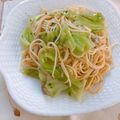 yesmama's cooksnap of when they made 簡単！しめじときゃべつのアンチョビパスタ.