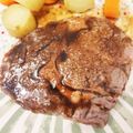 ellie21's cooksnap of when they made にんにく醤油の和風ステーキソース.