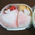 SATOYOSHI☆'s cooksnap of when they made 大人 キャラ弁Wハート弁当 バレンタイン.