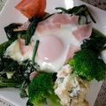 kana421's cooksnap of when they made 小松菜チーズの巣ごもり目玉焼き.