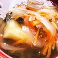 REI♡'s cooksnap of when they made 簡単☆和の朝食ウインナースープ.