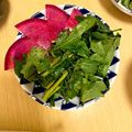 ピーナッツ子♪'s cooksnap of when they made 農家の食卓〜ルッコラのやみつきサラダ〜.