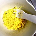 夕飯は６時です's cooksnap of when they made ゆで卵を簡単につぶす・離乳食フォークで☆.