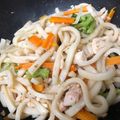 まめみちこ's cooksnap of when they made 離乳食完了期☆香ばし醤油の焼きうどん.