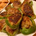 もぐころりん's cooksnap of when they made 作り置きやお弁当に♫簡単ピーマンの肉詰め.