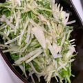 no1642's cooksnap of when they made 水菜とカニカマの♪胡麻マヨぽんサラダ.
