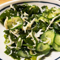 67luna's cooksnap of when they made きゅうりとワカメのごま油和え.