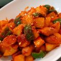 キサコナス's cooksnap of when they made 新じゃがとウインナーのケチャップ焼き.