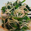 ユキぽっちん's cooksnap of when they made もやしとほうれん草の中華風和え物.