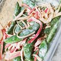 ふぁんたにゃん's cooksnap of when they made カニカマとスナップエンドウのサラダ♪.