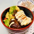 みぎわ's cooksnap of when they made 簡単！チルドバーグでロコモコ丼.