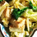 和芥子's cooksnap of when they made あと一品に☆キャベツと厚あげの炒め物.