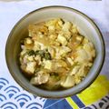 花時計咲いた's cooksnap of when they made 料理初心者向け豆腐と天ぷらの煮込み丼.