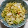 もぐ・ω・くま's cooksnap of when they made 生白菜の梅あえサラダ.