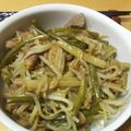 もりのりころ's cooksnap of when they made 牛肉とにんにくの芽の香味炒め.