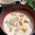 やんやんマン's cooksnap of when they made 生姜であったか♥大根人参クリームスープ.
